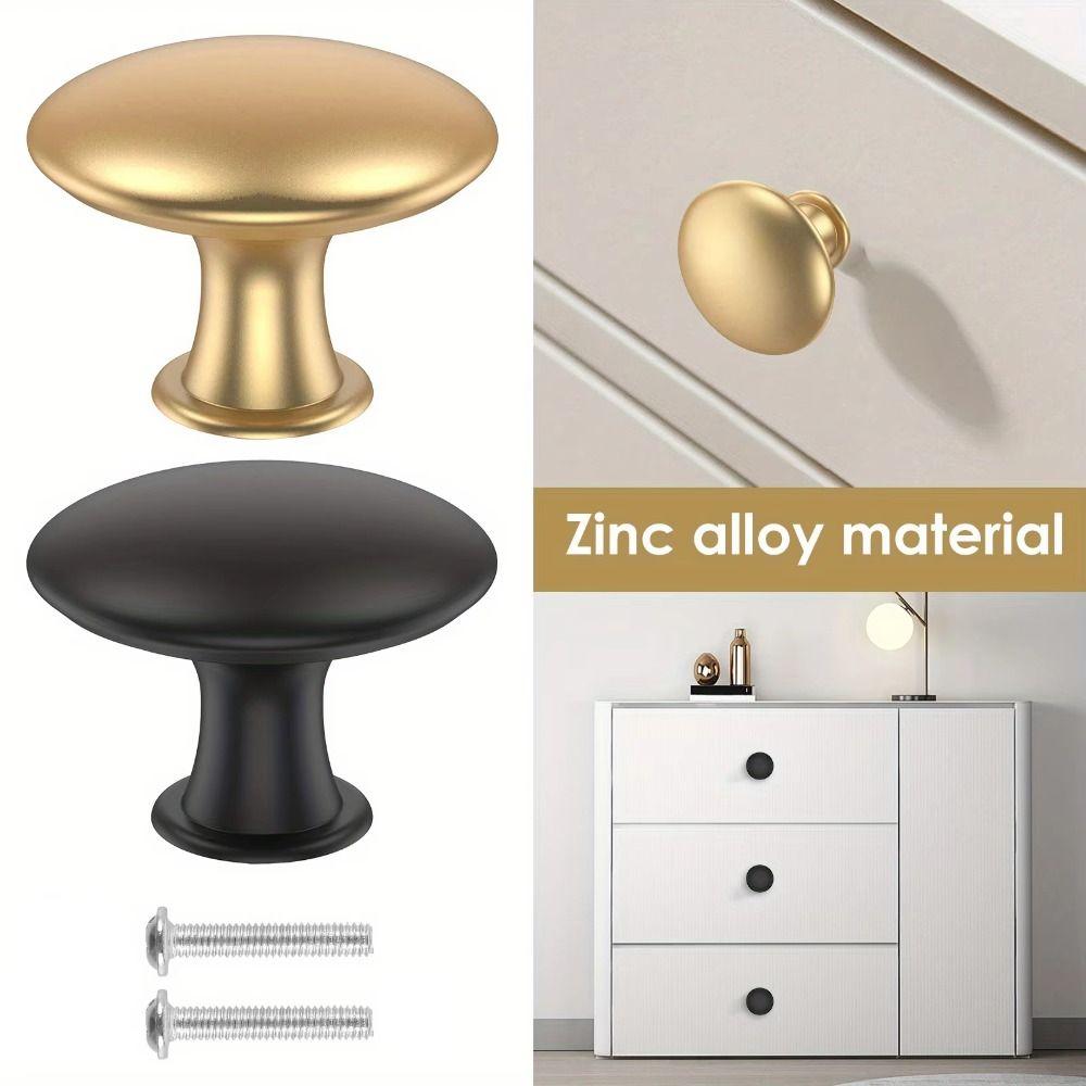 Zinc Zinc Zinc Alloy Mushroom Cabinet Handles Round Drawer Pulls Furniture Hardware Children's Room
