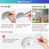 Two Arm Angle Finder 0-180 Degrees Protractor Angle Finder Measure Tool Protractors  Work