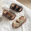 Baby Casual Toddler Sandalssummer New Simple Soft Single Shoe Young Child Retro Boys Anti Slip Outdoor Beach Walking Sandals