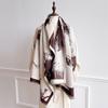 Women Warm Print Scarf Jacquard Cashmere Pashmina Shawls Tassel Hijab Wraps Winter Scarves Foulard Bufanda Ethnic Poncho Stoles