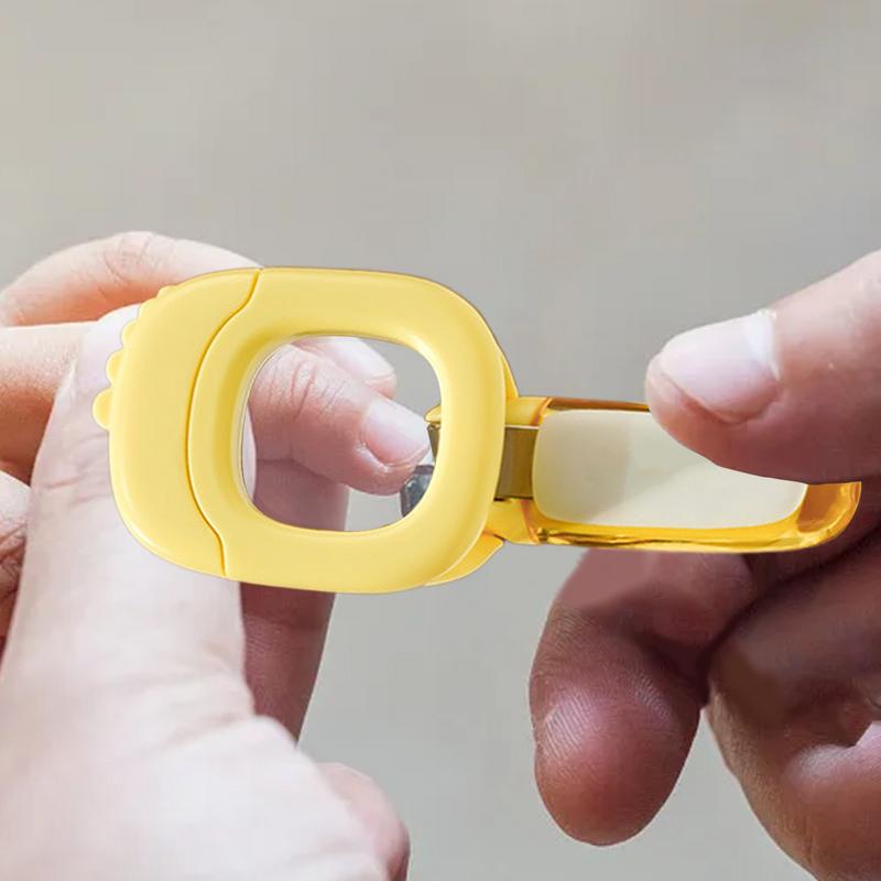 safe Baby Light Up Nail Clipper With Magnifier Splashproof Nail Trim Baby Fingernail Styling Tools Portable Babies Nail Scissors