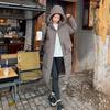 Autumn Winter Thicken Warm Parka Women Casual Solid Color Big Pocket Loose Long Hooded Coat Jackets Outwear