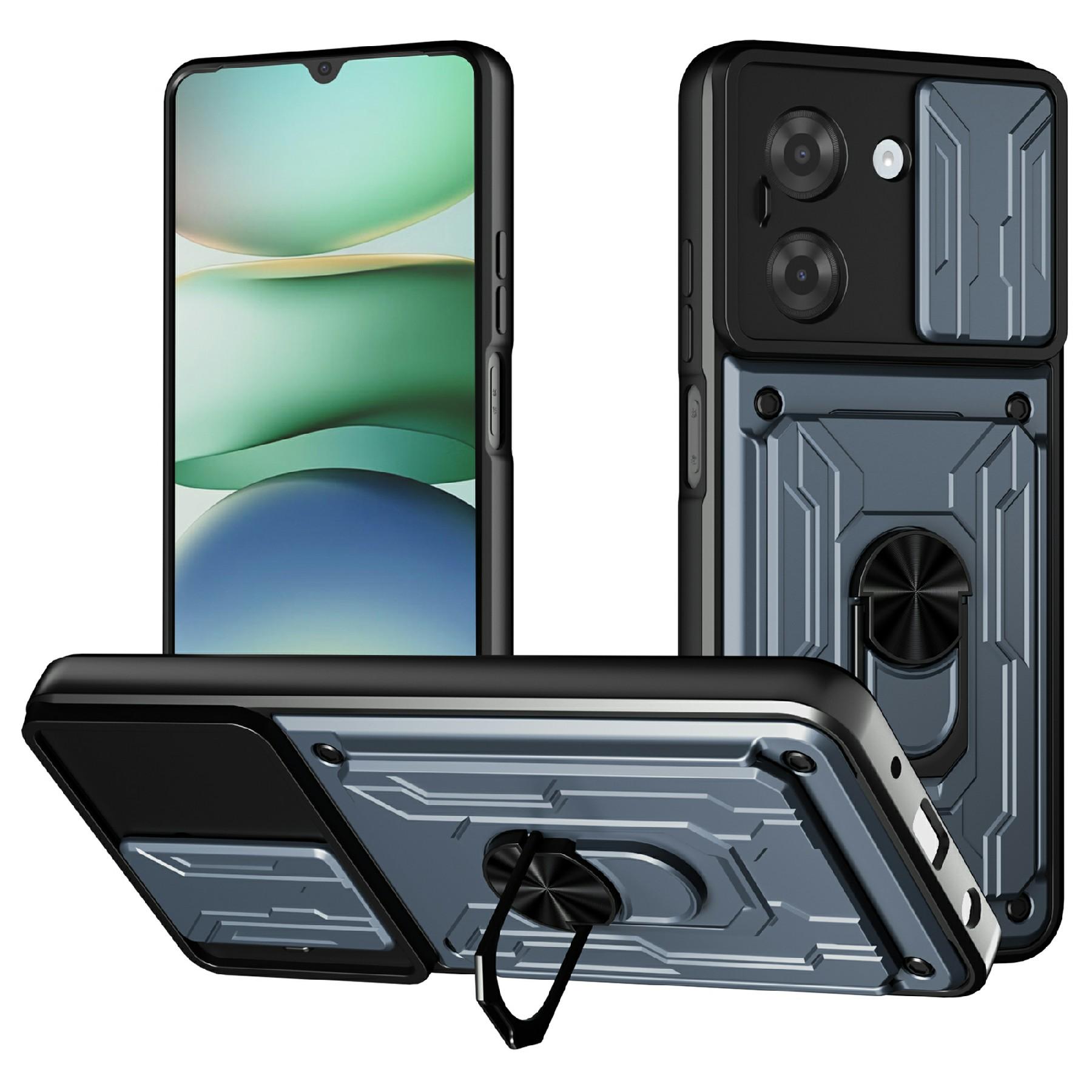 

For Xiaomi Redmi A5 NFC (EU) (173.45mm) Case PC+TPU Kickstand Phone Back Cover with Camera Slider