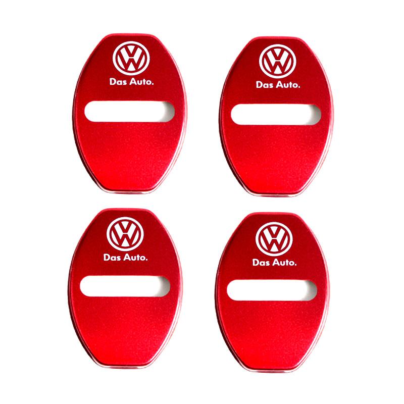Für VOLKSWAGEN VW Auto Türschloss Schutzabdeckung Für Volkswagen GOLF 5 Tiguan Polo Golf 6 Golf 7 Jetta Zubehör Auto Styling