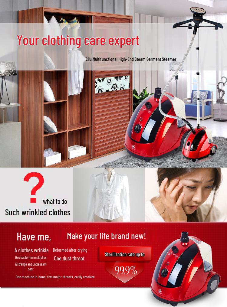 Ci Lu Handheld Steam Iron with High-Efficiency Temperature Control for Garments