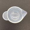 3 pieces clear silicone reusable mixing measuring cups liquid epoxy resin casting jewelry making