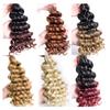 Italienische Locken Synthetisches Flecht haar Böhmische Locken Kurze Häkelzopf-Haare Italienische Locken