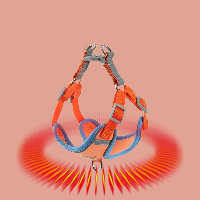 Dog Leash Small and Medium-sized Pets Chest Straps Prevent Breaking Free Walk A Dog Kitty Reflect Light Traction Rope Pet Supplies & Pet
