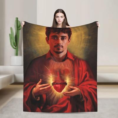 San Charles Leclerc Blanket Super Warm Street Trend Plush Throw Blanket For Bedroom Travel Office Flannel Bedspread Bed Cover