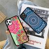 Mandala Painting PC+TPU Phone Case For iPhone 17 16 15 14 PRO MAX 11 12 13 PLUS MINI Cover