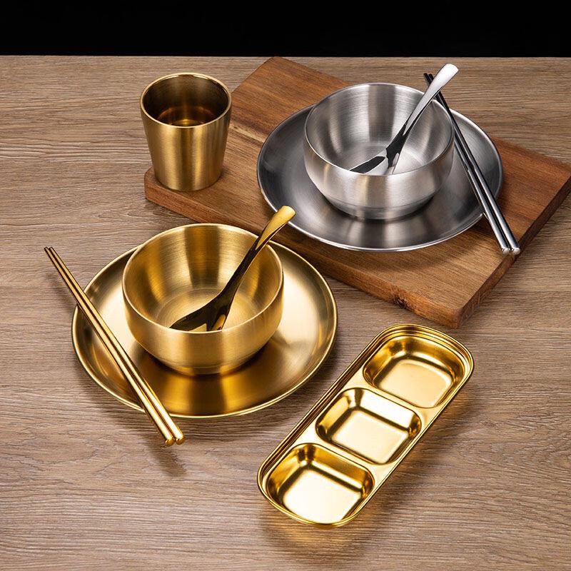304 Stainless Steel Double-Layer Rice Bowl