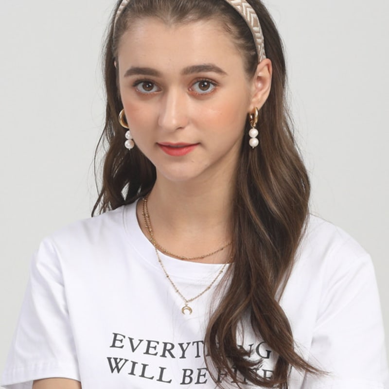 LALA Ethnisches Haarband M-D Beige