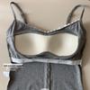 Spring Ribbed Cotton Doll Collar Lace Camisole - Slim Fit, Versatile Fashion Top