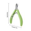 Stainless Steel Diagonal Nail Clipper Dead Skin Remover Pedicure Nail Cutters Tool