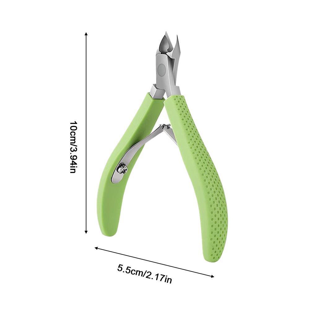 Stainless Steel Diagonal Nail Clipper Dead Skin Remover Pedicure Nail Cutters Tool