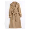Double-sided wool coat women's long autumn and winter new fashion temperament design hair coat
