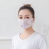 Máscara de Chiffon Respirável com Proteção UV Estilo Coreano - Lavável e Ajustável