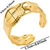 6pcs/lot Gold Plated Stainless Steel Base Rings Settings DIY Blank Knuckle Rings for Women Jewelry Charms Never Fade Wholesale