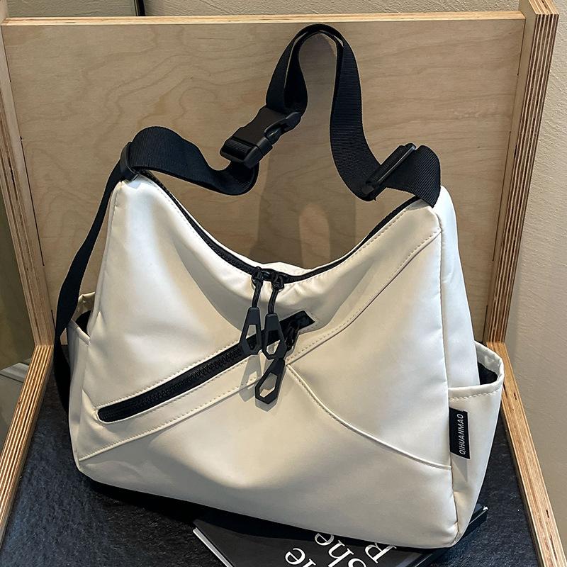 Casual big bag women's 2025 new fashion cloth bag shoulder bag large capacity tote bag class commuter messenger women's bag