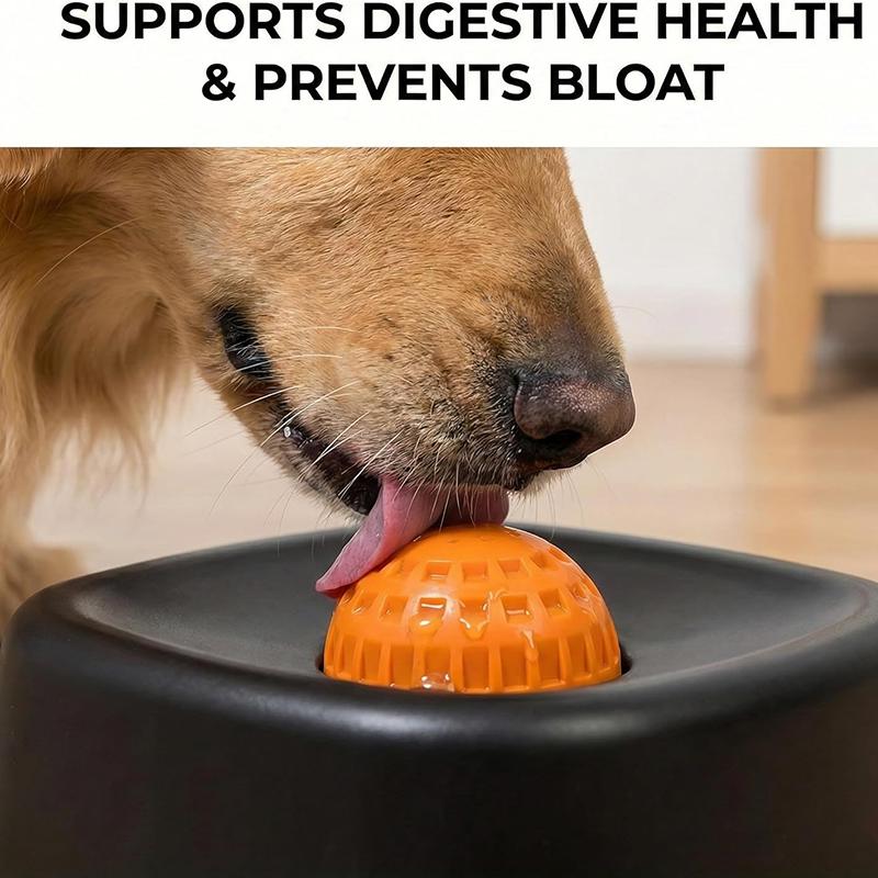 Pet Slow Feeder Bowl Liquid Slow Feeder Dog Bowl With Anti Slip Ball Interactive Food Bowl For Dogs And Cats Pet Supplies