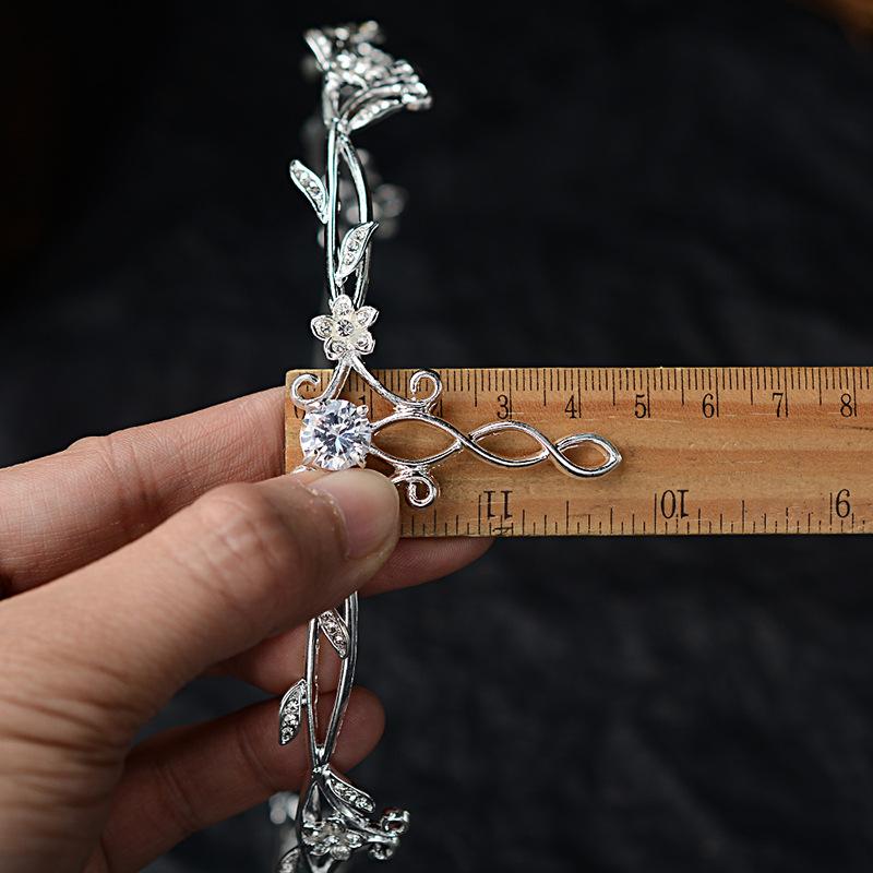 Crown Tiara Bride Super Fairy Princess Wedding Dress Tiara Simple and Elegant Queen Wedding Birthday Gift