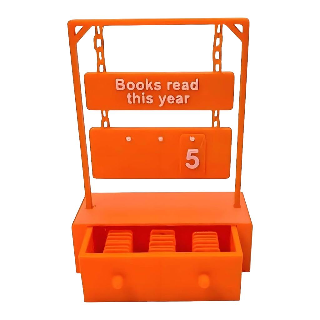Hanging Book Counter with 30 Number Tags Counting Tool for Shelf Storage Organization Compact Size for Home Office Library Use