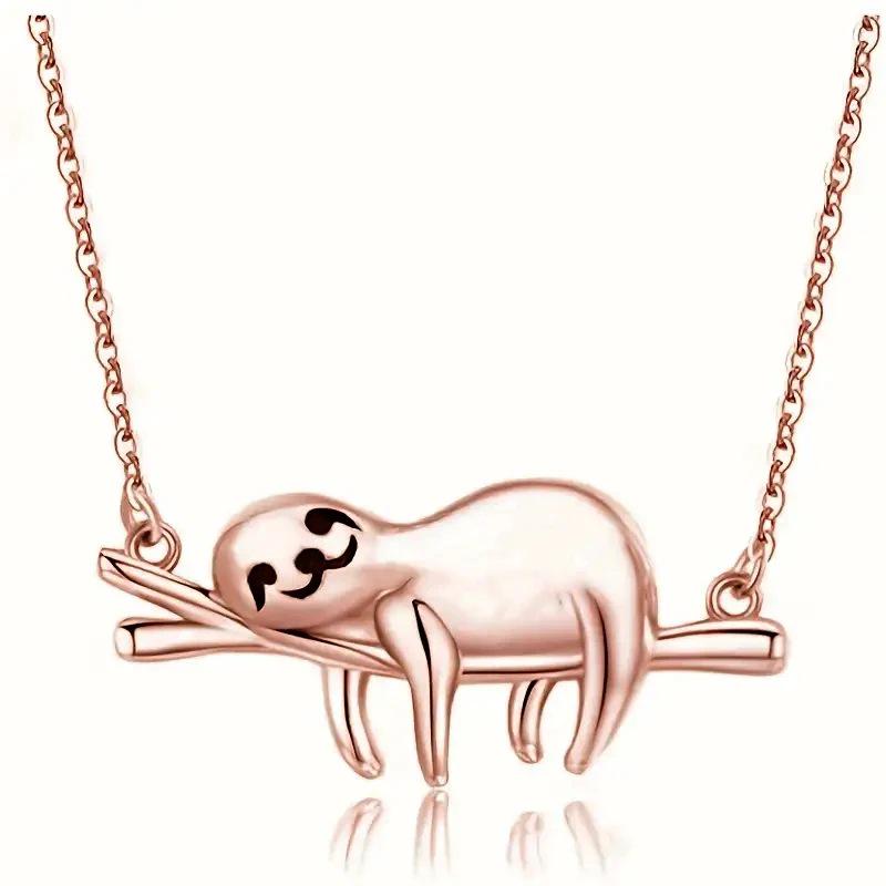 Cao Shi Cute Sloth Necklace - Japanese & Korean Sweet Animal Clavicle Chain