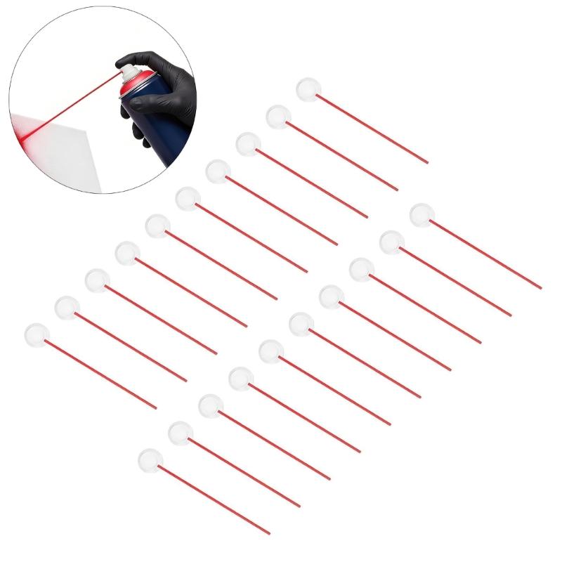 20Pcs Can Valves Extension Tubes Sprays Nozzles With Extension Tubes For Comfortable Handling And Accurate Application