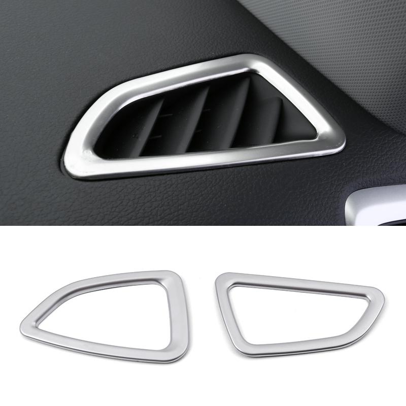 

ABS хромированная приборная панель автомобиля, вентиляционное отверстие, накладка, наклейка, декоративная рамка для Hyundai Tucson 2015 2016 2017 2018