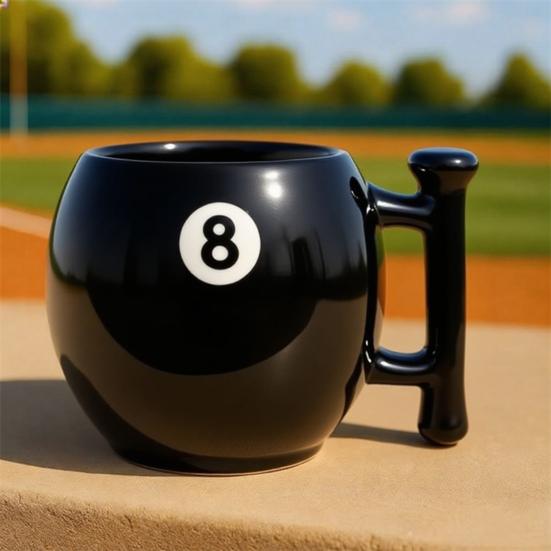 Golf Club Handle Mug Golf Ball Texture Spacious Capacity Golf Cup Sports Ball Mug Golf Enthusiast Gift Drinkware