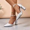 Fashion 2025 New Women Sandals Luxury Outdoor Shoes Platform Pointed Toe Shoes Women Elegant French Style Women High Heels Sandals