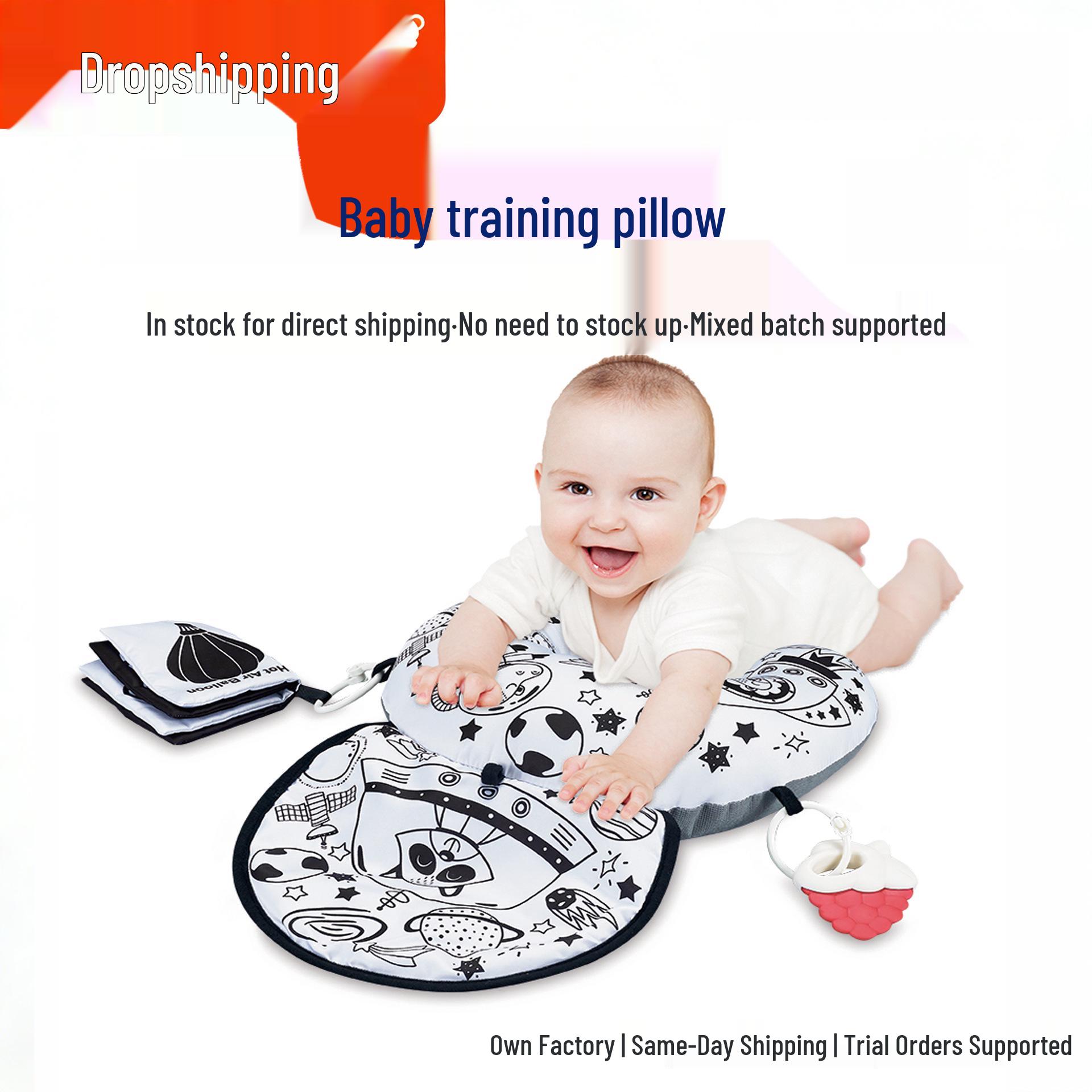 Must-Have Baby Tummy Time U-Shaped Pillow: Head-Up Crawling Ramp & Early Learning Toy GuangDong
