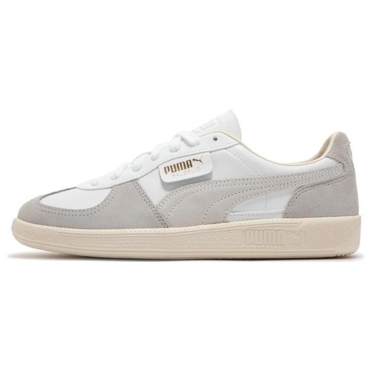 Puma Palermo Leather  White Cool Light Grey  Men s 396464-02 EU 40
