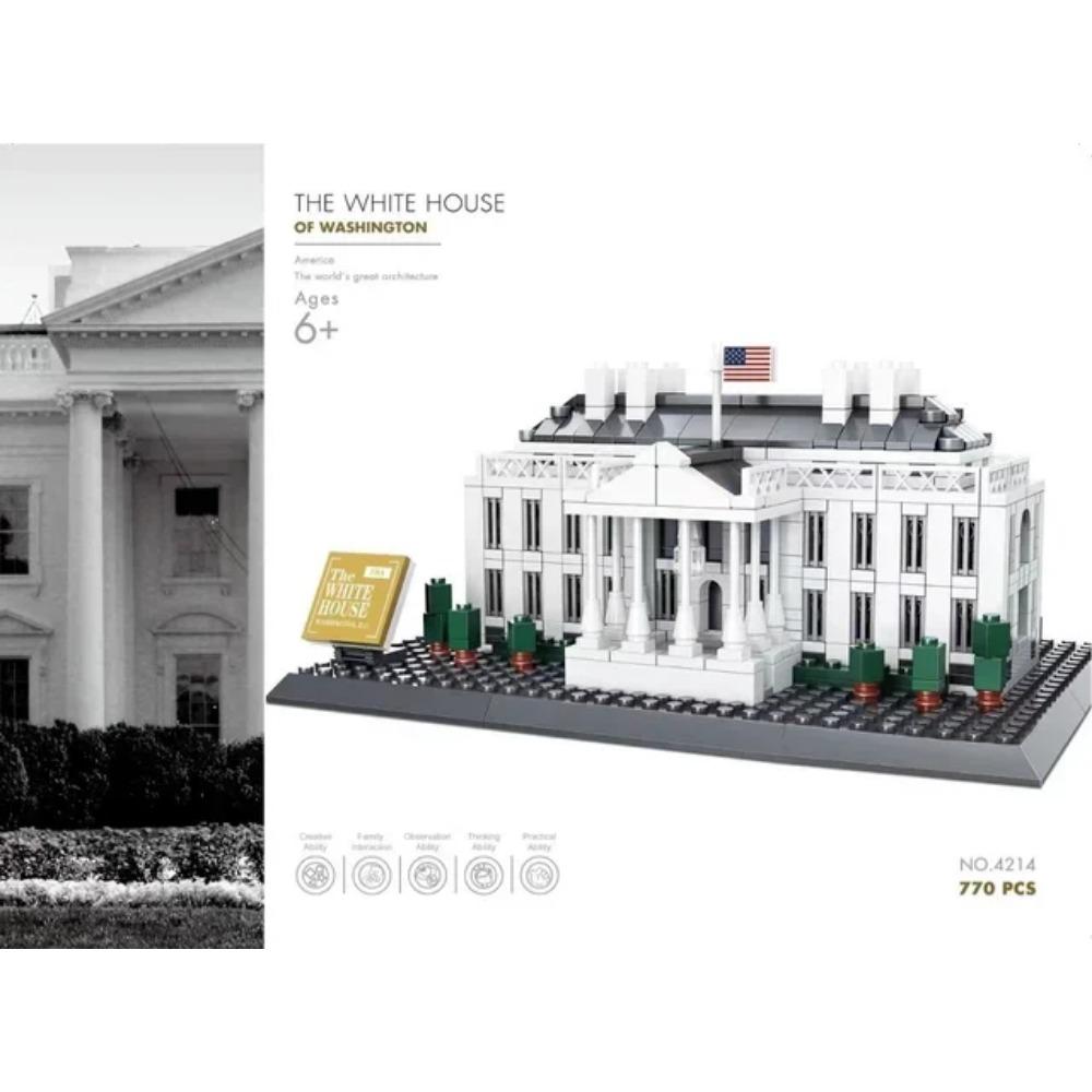 MOC World Famous Architecture Edifice Opera House Building Blocks Villa Savoye Bridge Tower Toy Children Birthday Christmas Gift