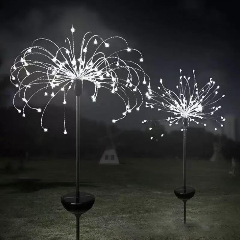 Solar Firework Copper String Lights - Outdoor Waterproof Lawn Decoration