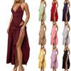 Ladies' Casual Color Sexy Backless Jumpsuit Half Skirt Set