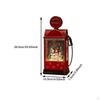 Musical Christmas Snow Globe Music Box Snowman Night Light Novelty Desk Glittering Lantern for