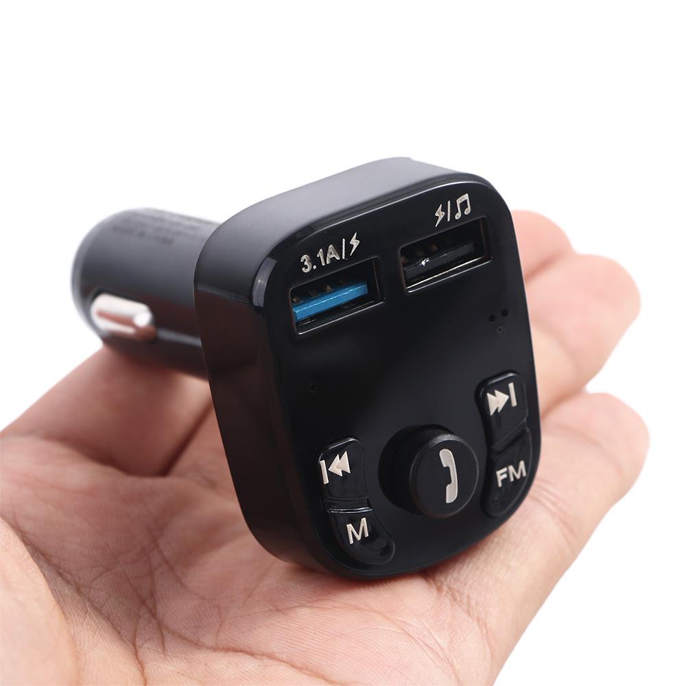Fast Charger Adapter MP3 Modulator Player Bluetooth 5.0 FM Transmitter Car Player USB Car Charger