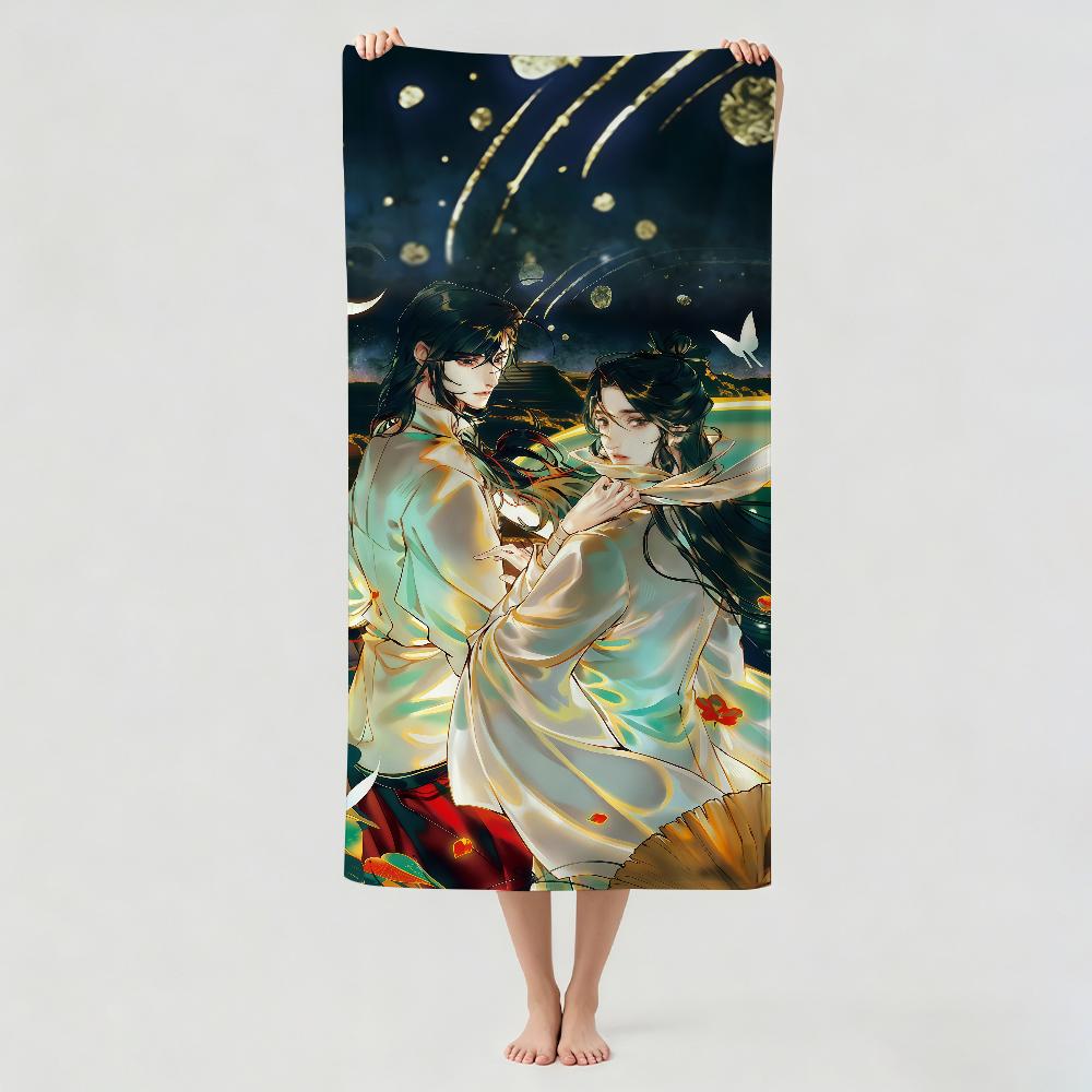 Anime H-Heaven O-Official's Blessing Towel Drying Bath Towel Applicable To Light Swimming Camping Yoga Beach Out