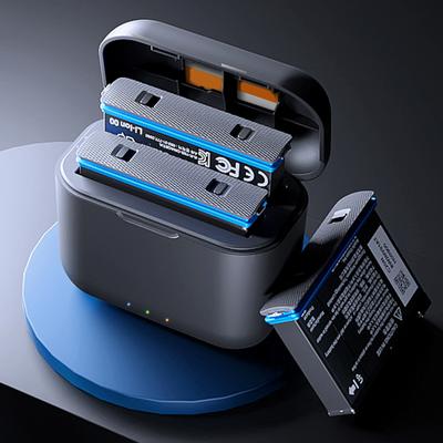 For Insta360 Battery Fast Charger Hub 1800MAH Original Power Accessories For Insta 360 X2 X3 ONE Action Camera Charging Stand