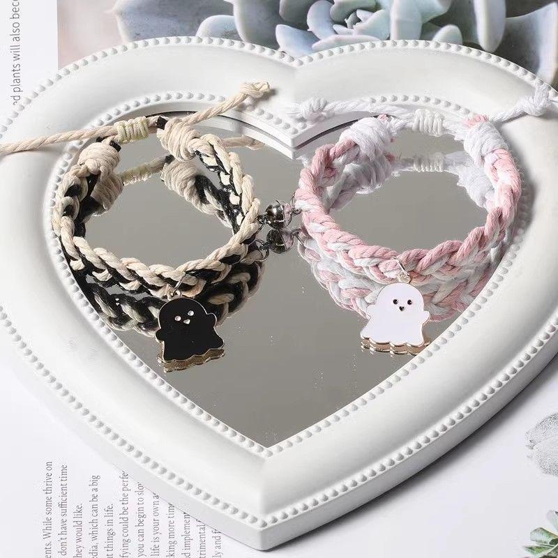 

Магнитные браслеты для пары-призрака: Милая мультяшная пара для пар или лучших друзей