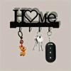 Stylish Metal Key Holder Modern Entryway Organizer No Drill Wall Mount Home Love Design