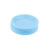 5Pcs Dollhouse Mini Food Plates Dollhouse Simulation Dining Plate Dolls House Kitchen Accessories Pretend Play Toys