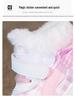 Girls' Warm Cotton Sports Shoes: Cozy Fleece Infant and Toddler Flats
