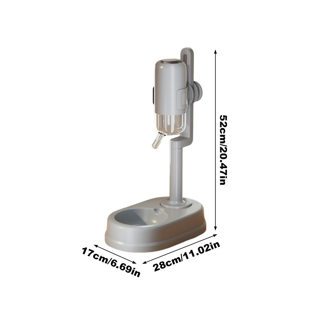 

Cat Water Dispenser Height Adjustable Bottle 750ml Standing Anti Drip Dog Water Feeder For Small Animals Hamster Squirrel