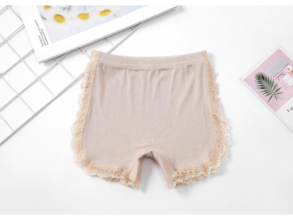 Girls' Summer Safety Shorts - Thin Modal Anti-Exposure Protective Layer, Antibacterial Design