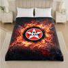 The Clash Print Flannel Blanket Cozy Lightweight Plush Throw Blanket For Bed Sofa Household Use