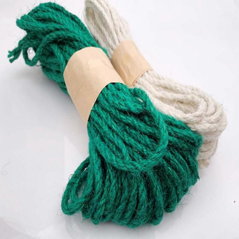 6mm Hemp Rope for Cat Tree Scratching Posts Thick Hemp Rope Cord DIY Multi-Purpose Thick Hemp Rope Cord