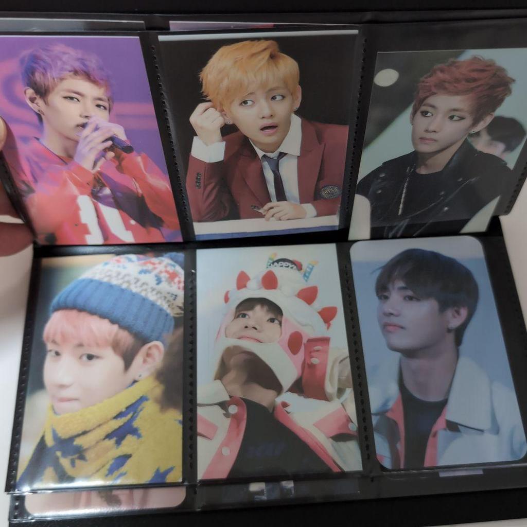 [USED] BTS Taehyung trading cards (60 pieces)