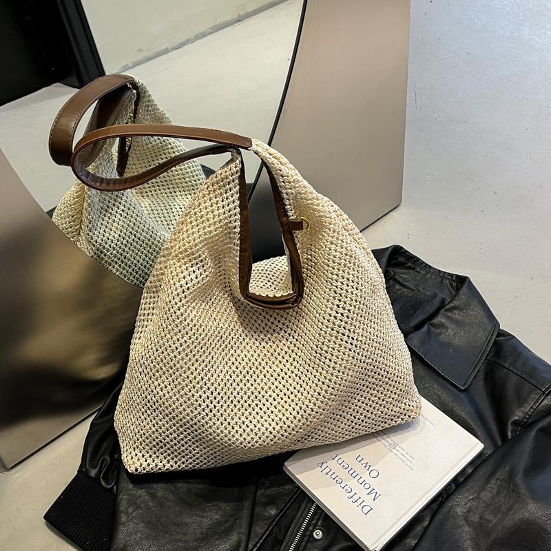 

Summer beach vacation straw bag women s new seaside versatile shoulder bag woven tote bag